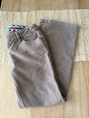 Boden Bootcut Pants Mid Rise Green Khaki Slim Flare Classic Fit